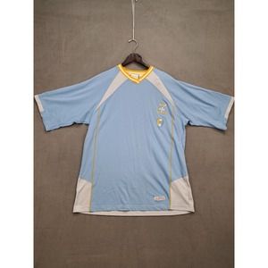 Johnny Blaze Wu-Tang Clan 90s Blue On White Jersey Hip Hop Size 2XL Vintage